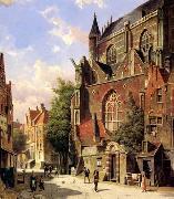 unknow artist European city landscape, street landsacpe, construction, frontstore, building and architecture.056 oil painting reproduction